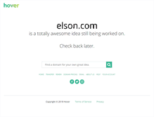 Tablet Screenshot of don.elson.com